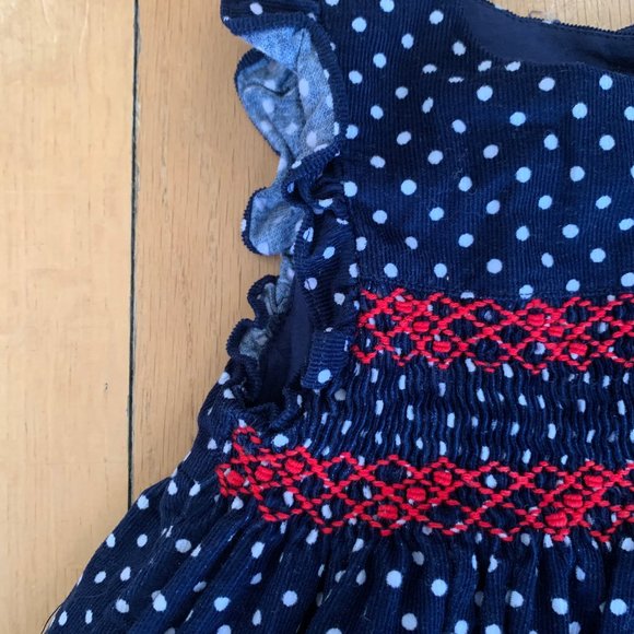 John Lewis polka dot smocked dress for toddler - Picture 3 of 5
